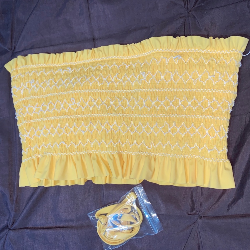Bandeau swim top